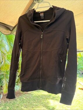Black Diamond Women's Black Full-Zip Hooded Utility Jacket